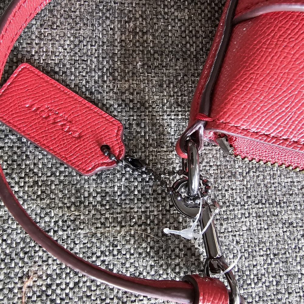 NWT COACH CROSS GRAIN LEATHER KITT MESSENGER BAG (CROSS BODY) - Picture 4 of 5